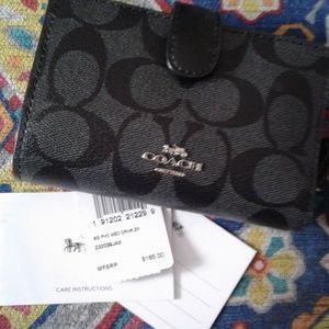 Leather Coach wallet